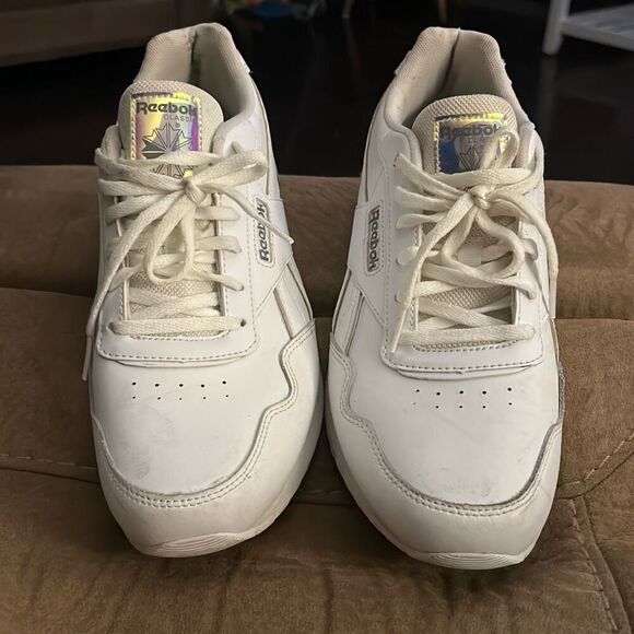 Reebok‎ Glide Ripple Clip Sneakers White/Iridescent. Women’s Size 11. - Picture 5 of 8